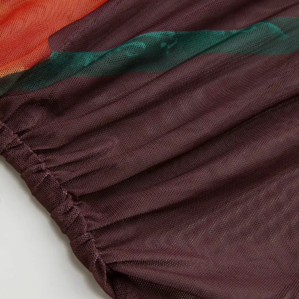 Colorful Mesh Top - Picture 2 of 2